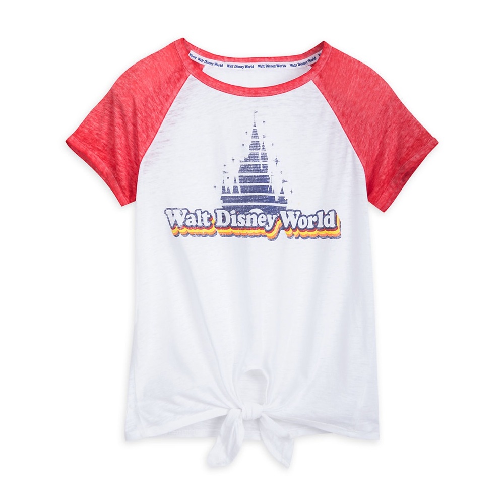 Walt Disney World Raglan Knotted T-shirt for Women NWT size large